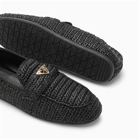 rivaling prada shoes|Prada triangle loafers.